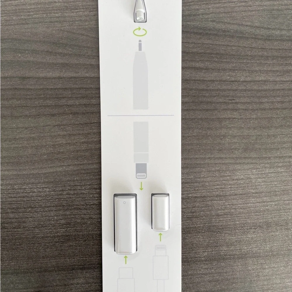 Apple Pencil Replacement Tip & 2 Lightning Cable Charging Adapters